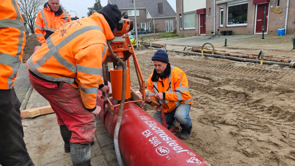deschacht realisatie gietijzeren leidingen electrosteel 1