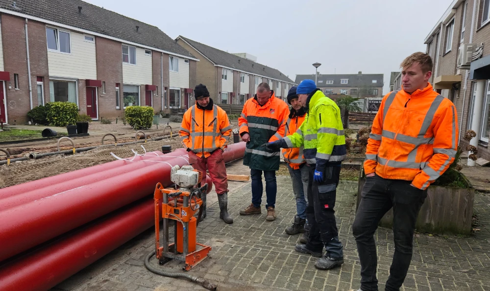 deschacht realisatie gietijzeren leidingen electrosteel 6