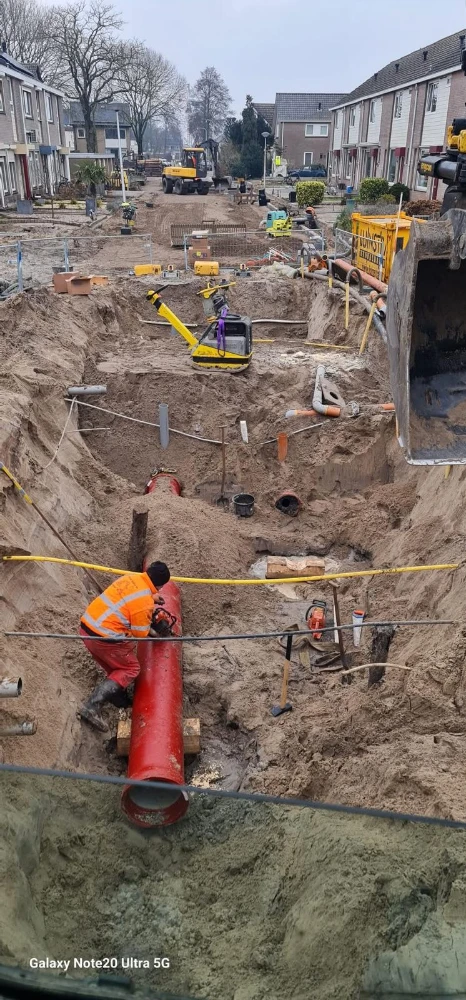 deschacht realisatie gietijzeren leidingen electrosteel 8
