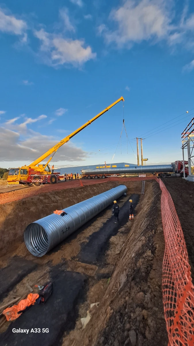 deschacht tubao bufferbekken voor regenwaterbeheer 5