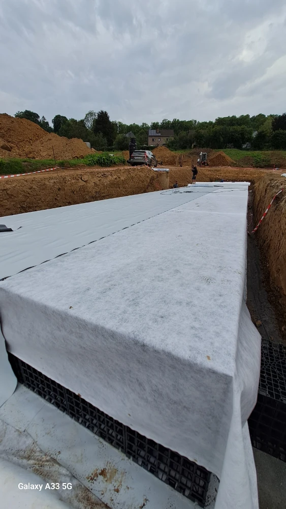 regenwater opvangen in bufferbekken 10