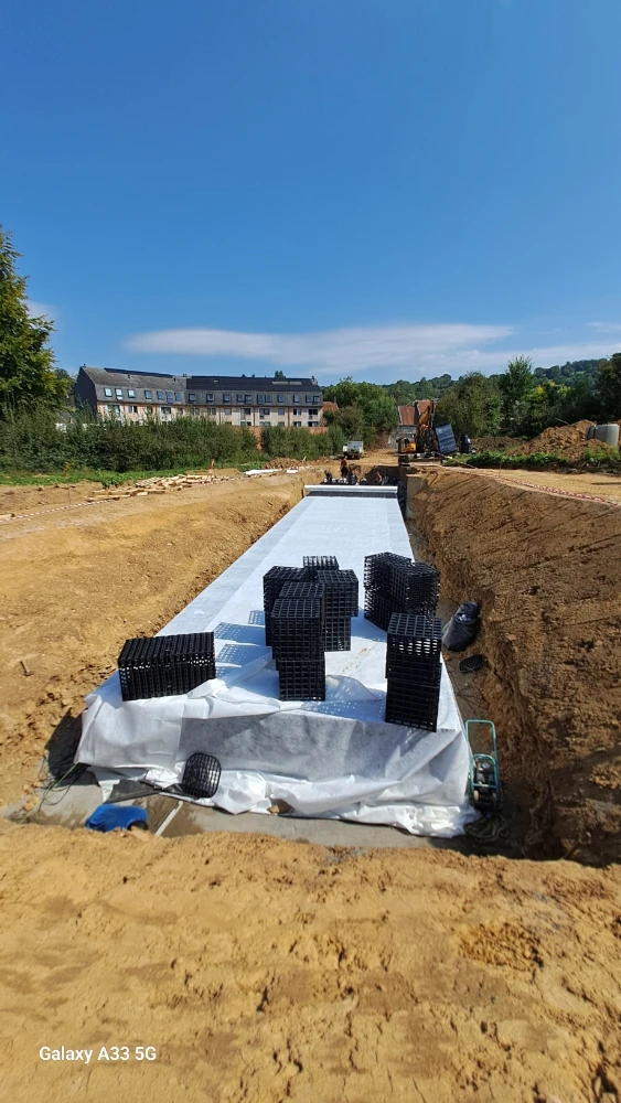 regenwater opvangen in bufferbekken 9